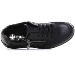 Baskets Compensees Rieker L4801-00 Noir