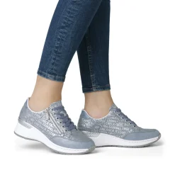 Baskets Compensees Rieker N4316-13 Blue