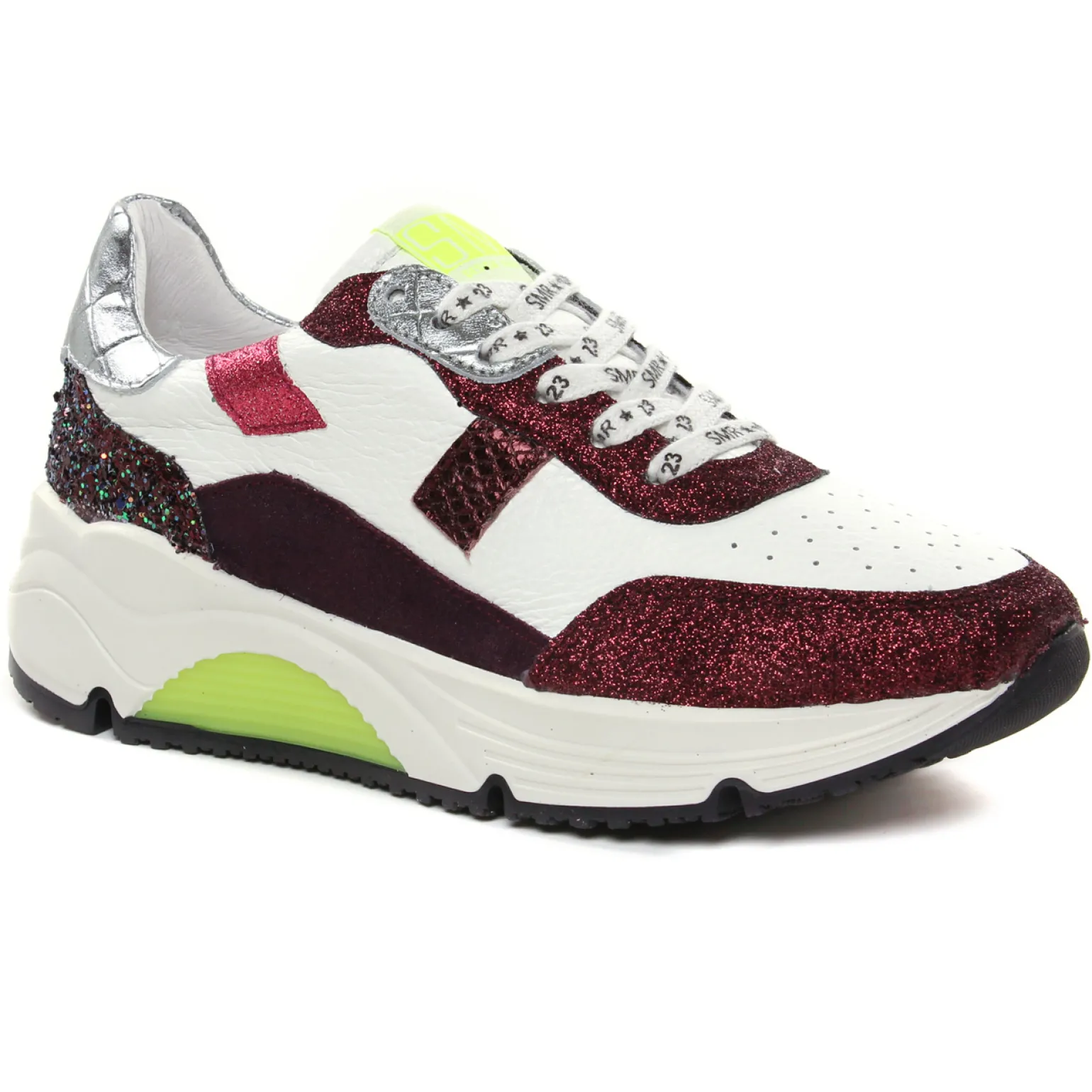 Baskets Compensees Semerdjian Ayla 6529 Blanc Multi