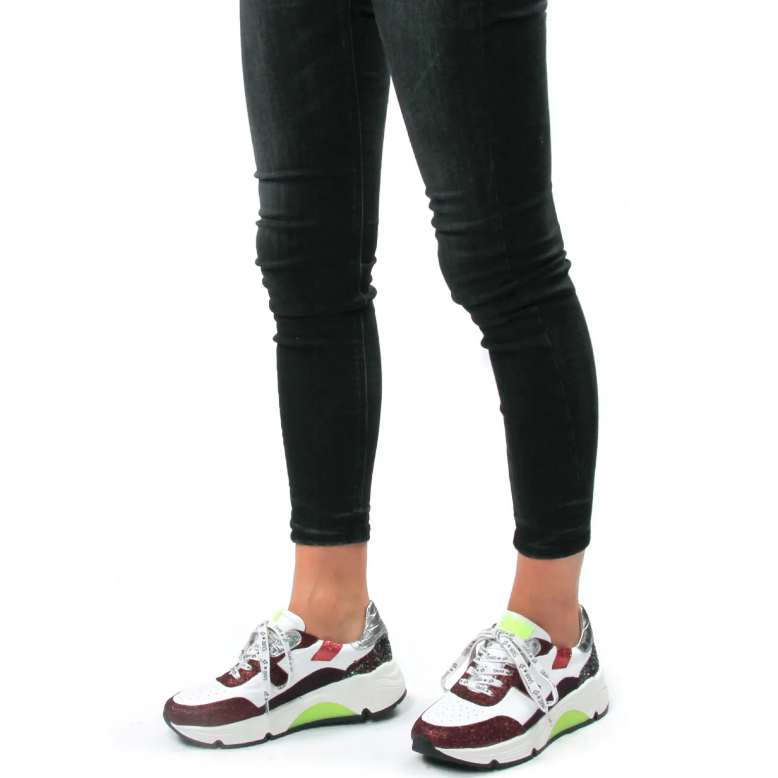 Baskets Compensees Semerdjian Ayla 6529 Blanc Multi