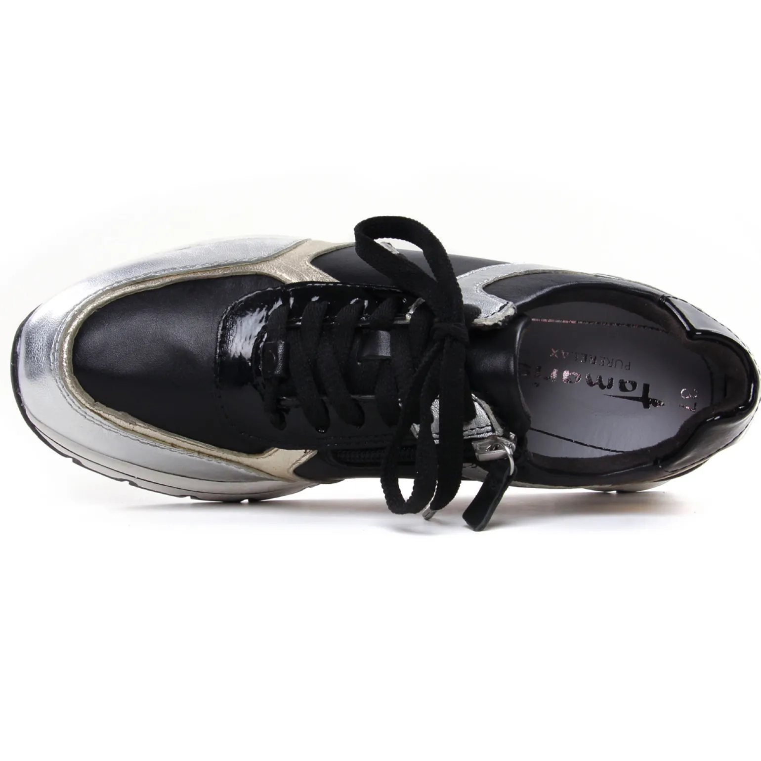 Baskets Compensees Tamaris 23719 Black Comb