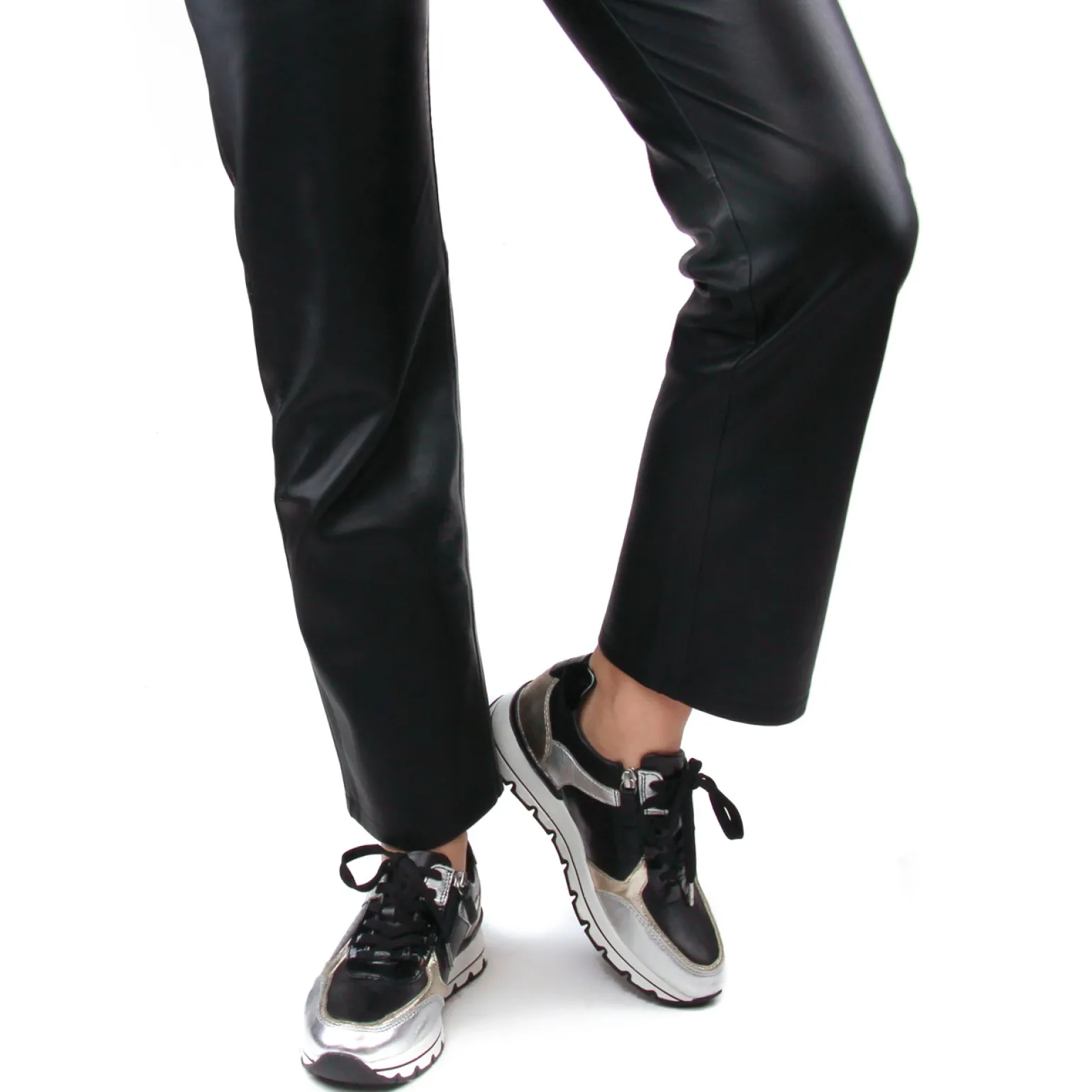 Baskets Compensees Tamaris 23719 Black Comb