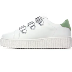 Baskets Compensees Vanessa Wu Bonnie Vert Amande