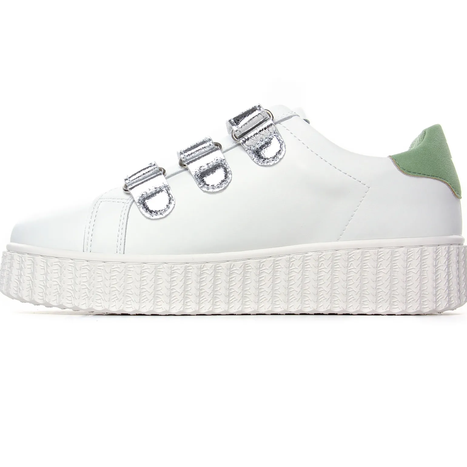 Baskets Compensees Vanessa Wu Bonnie Vert Amande