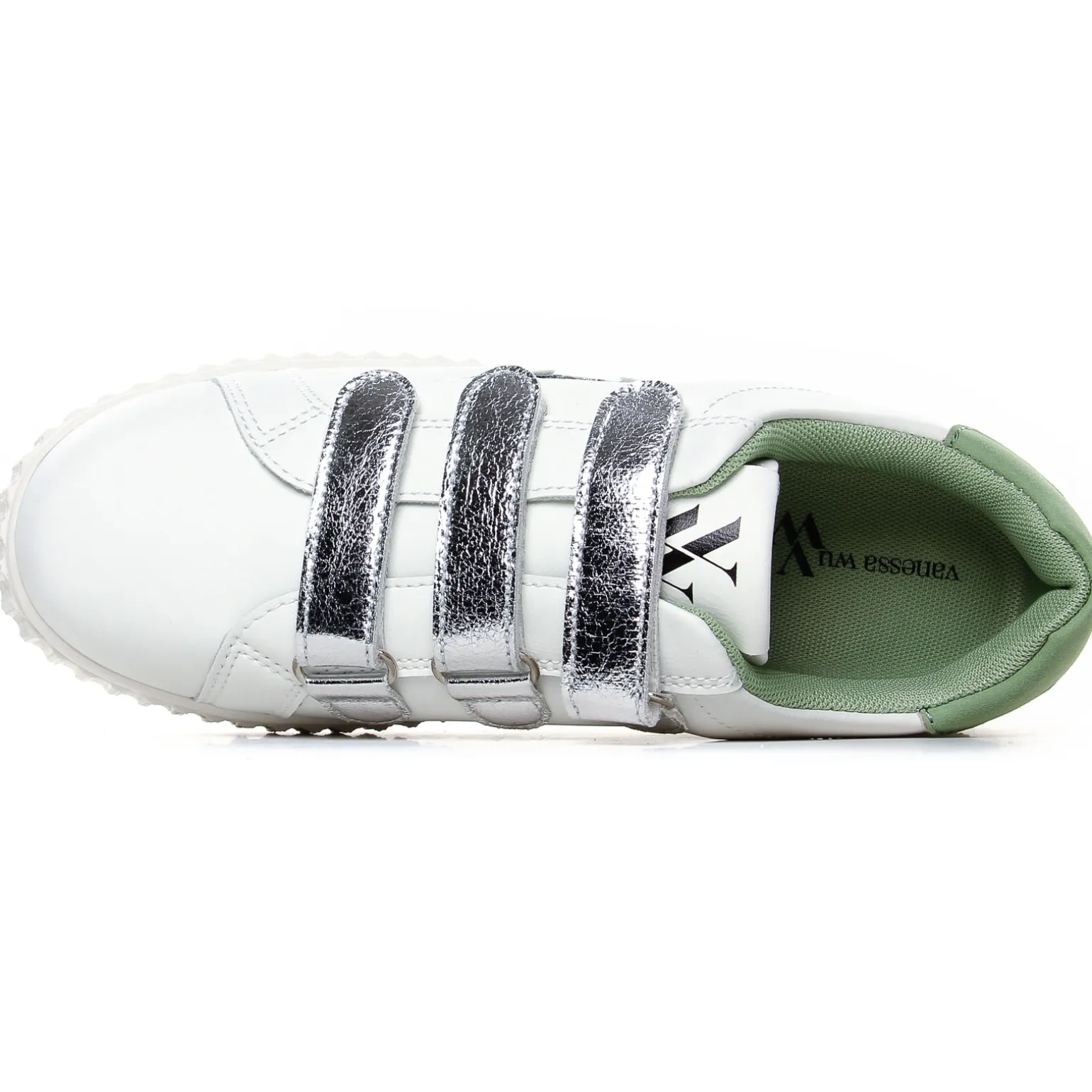 Baskets Compensees Vanessa Wu Bonnie Vert Amande