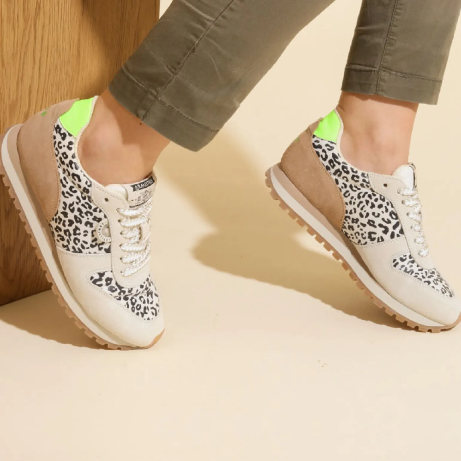 Baskets Mode Armistice Lory Jogger Leopard
