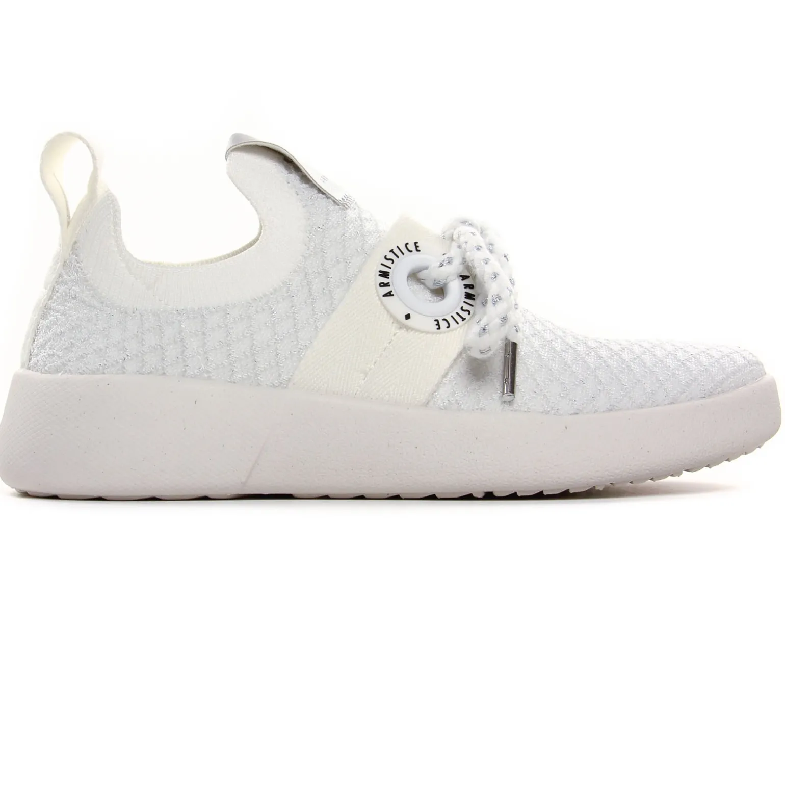Baskets Mode Armistice Volt One White Silver