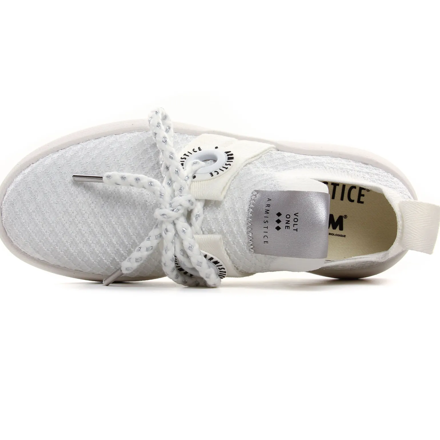 Baskets Mode Armistice Volt One White Silver