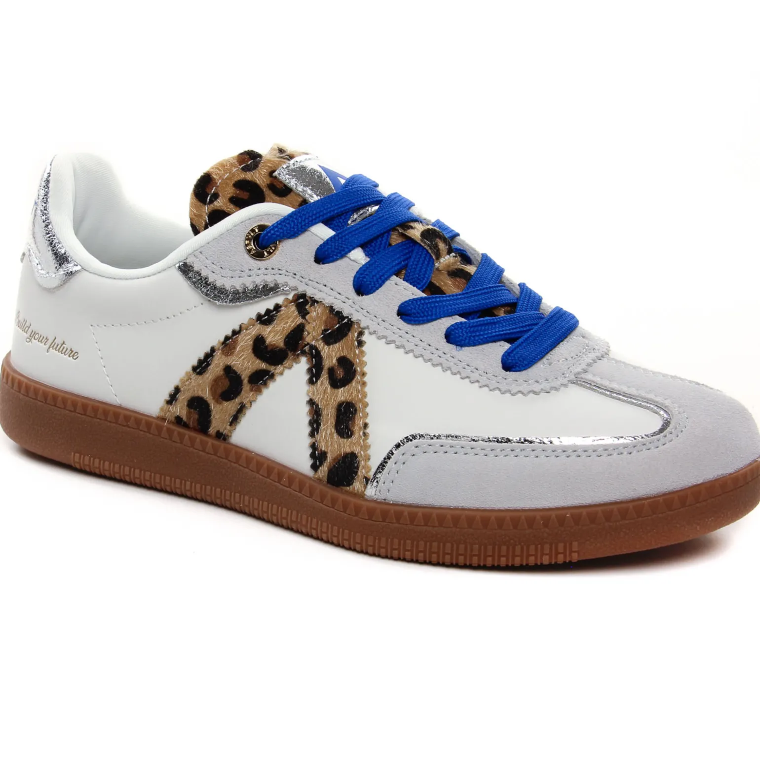 Baskets Mode Asfvlt Elite White Leopard