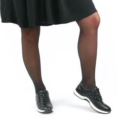 Baskets Mode Caprice 23653 Black Nappa