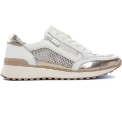 Baskets Mode Caprice 23701 White Light Gold