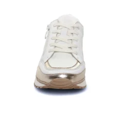 Baskets Mode Caprice 23701 White Light Gold