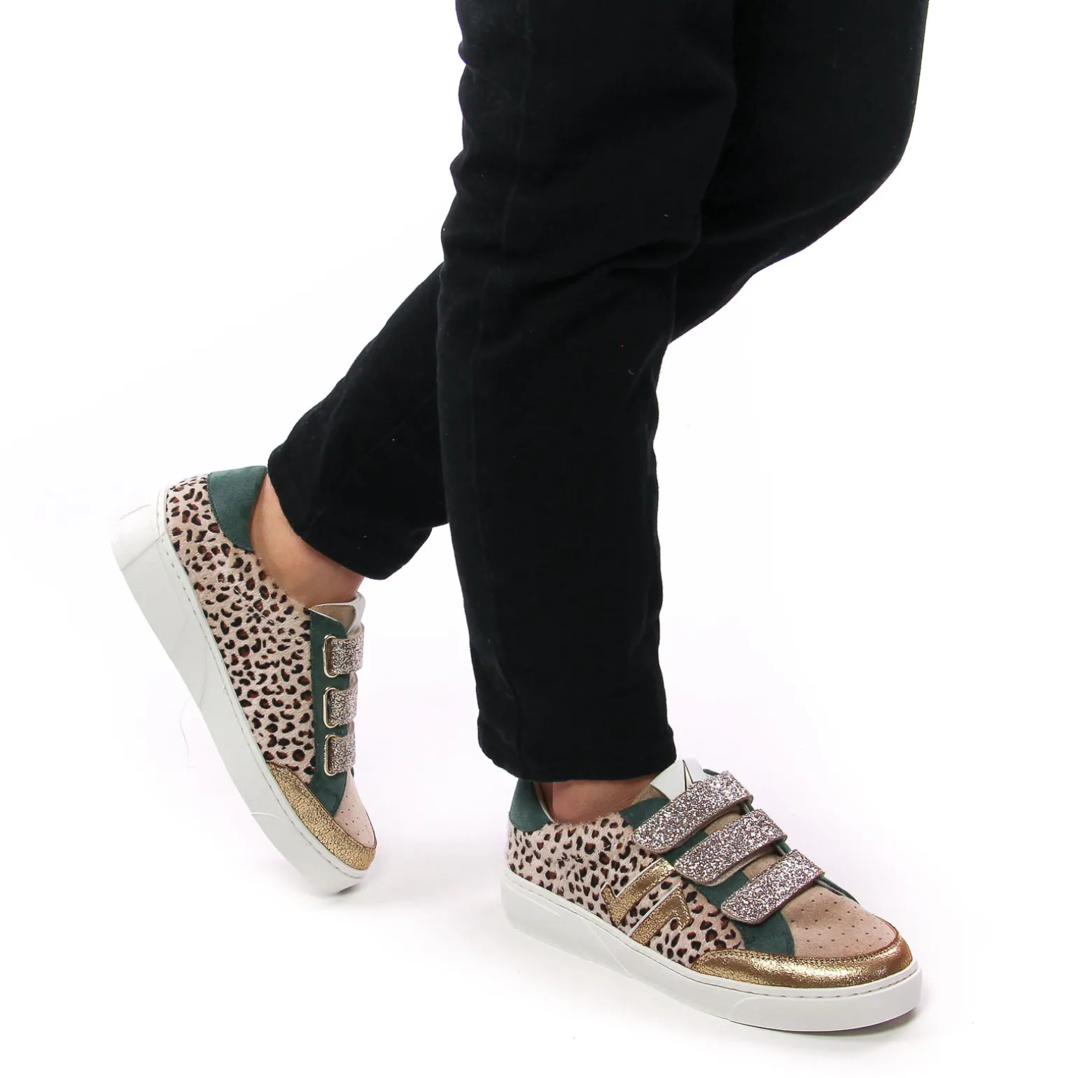 Baskets Mode Cl11 84 Leopard