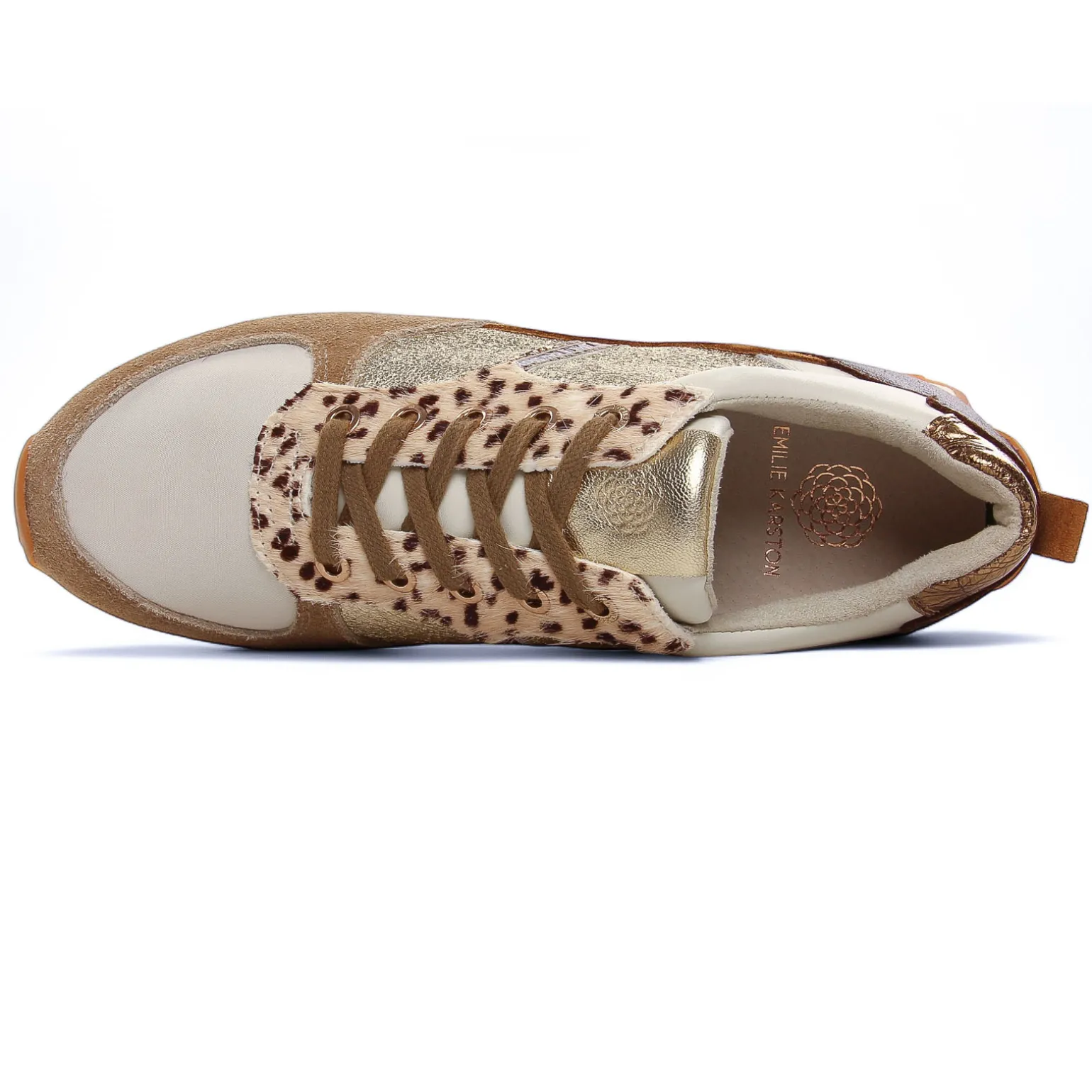 Baskets Mode Emilie Karston Collins Leopard