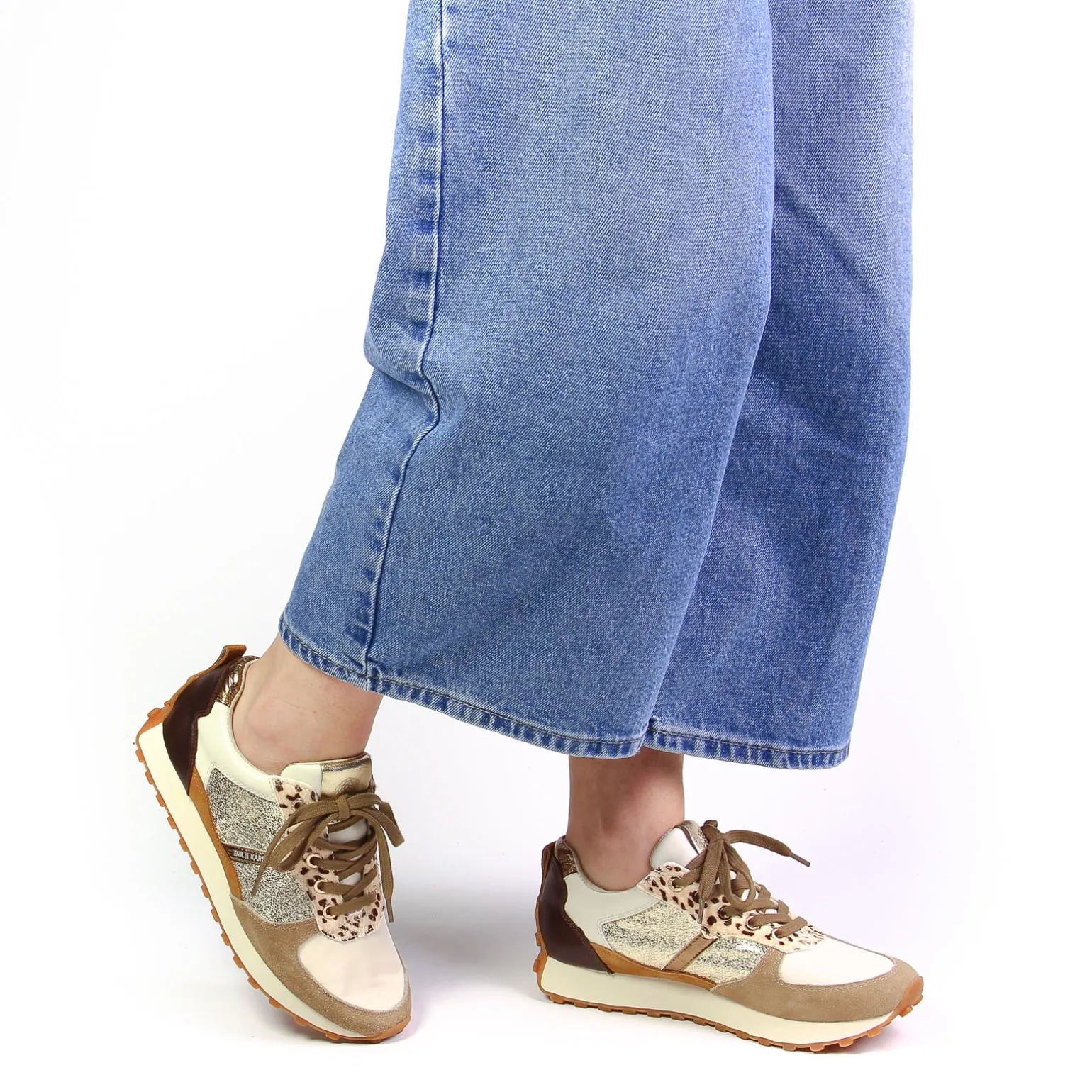 Baskets Mode Emilie Karston Collins Leopard