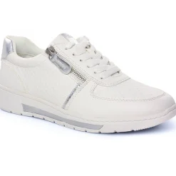 Baskets Mode Jana 23776 White Silver