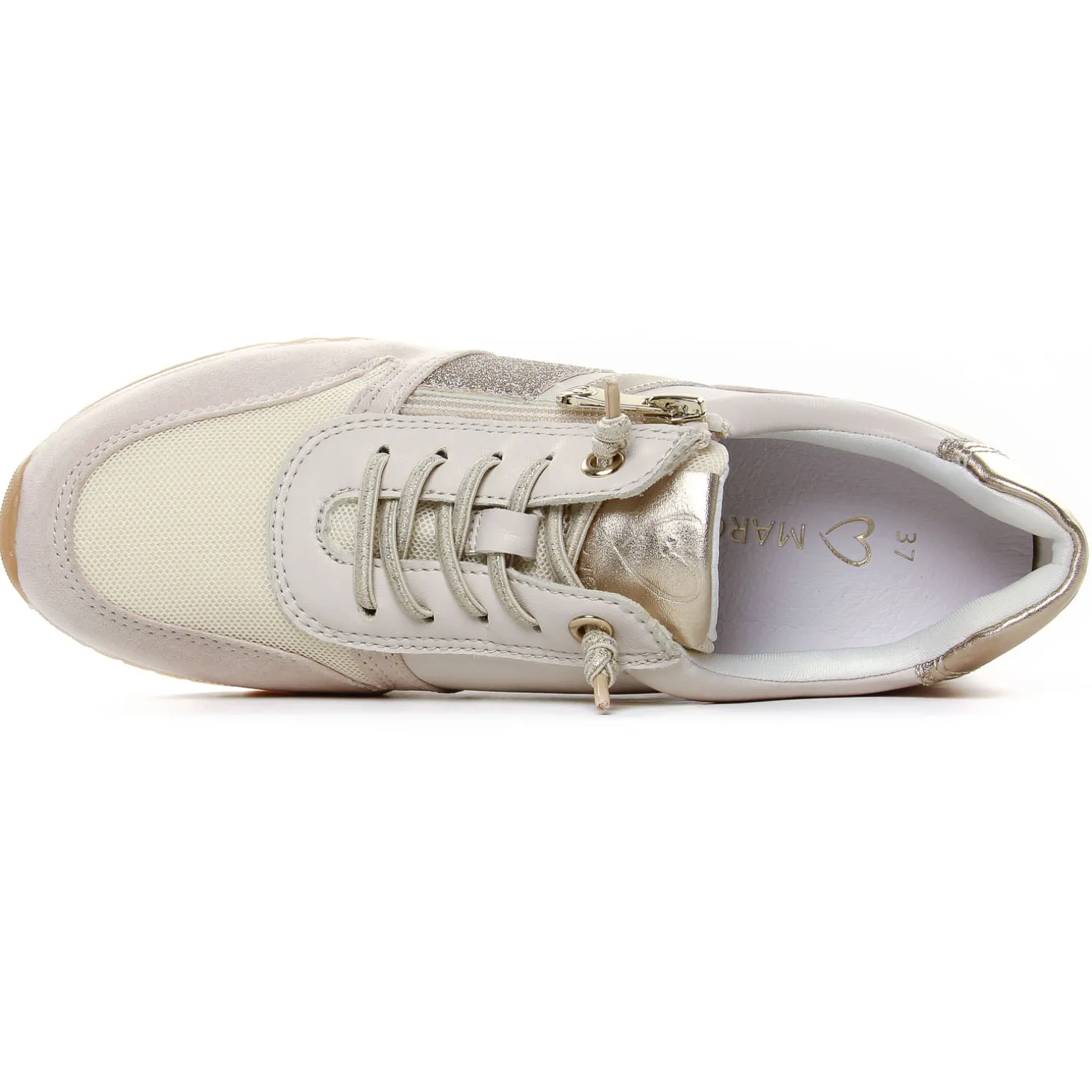 Baskets Mode Marco Tozzi 23707 Cream Gold