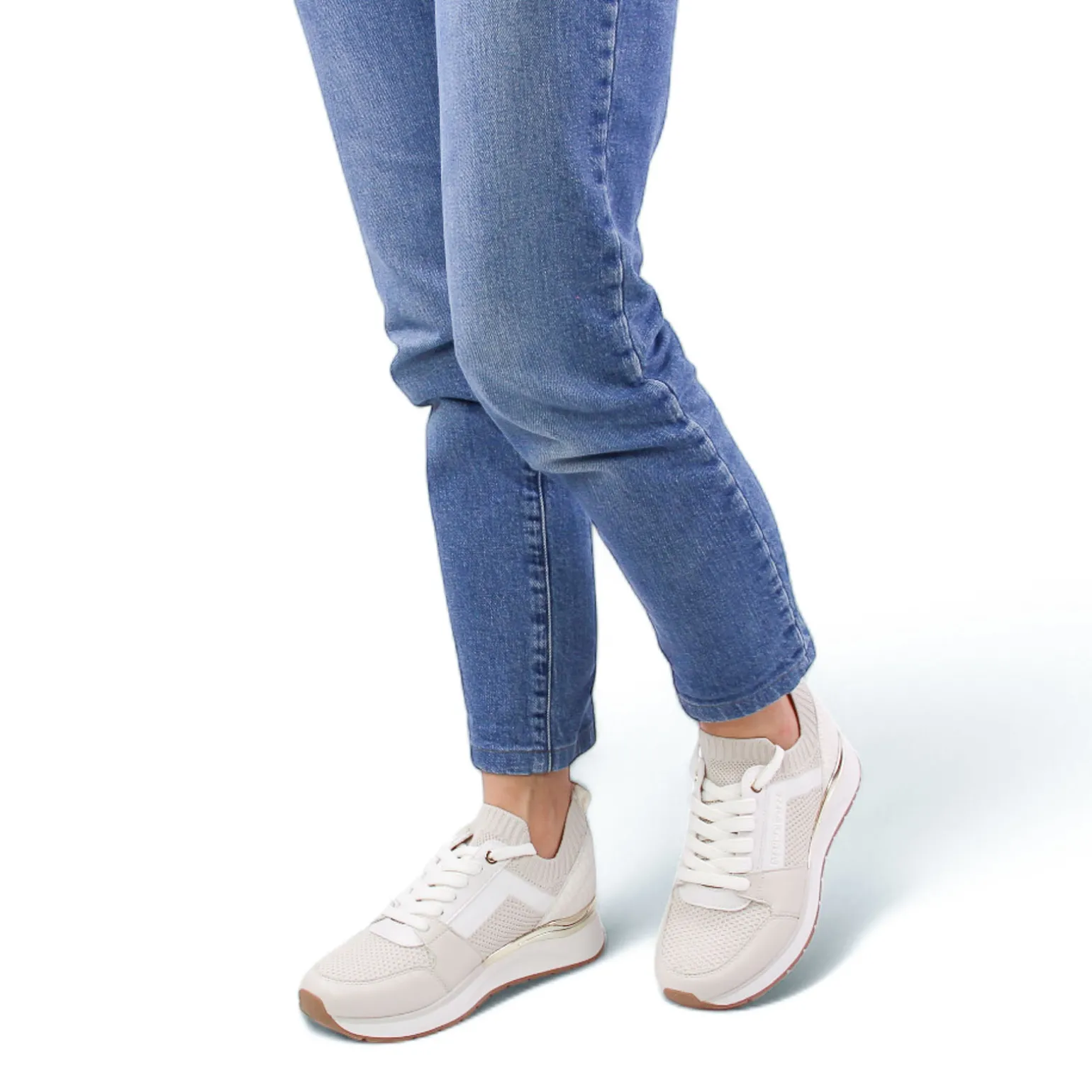 Baskets Mode Marco Tozzi 23716 Cream Comb