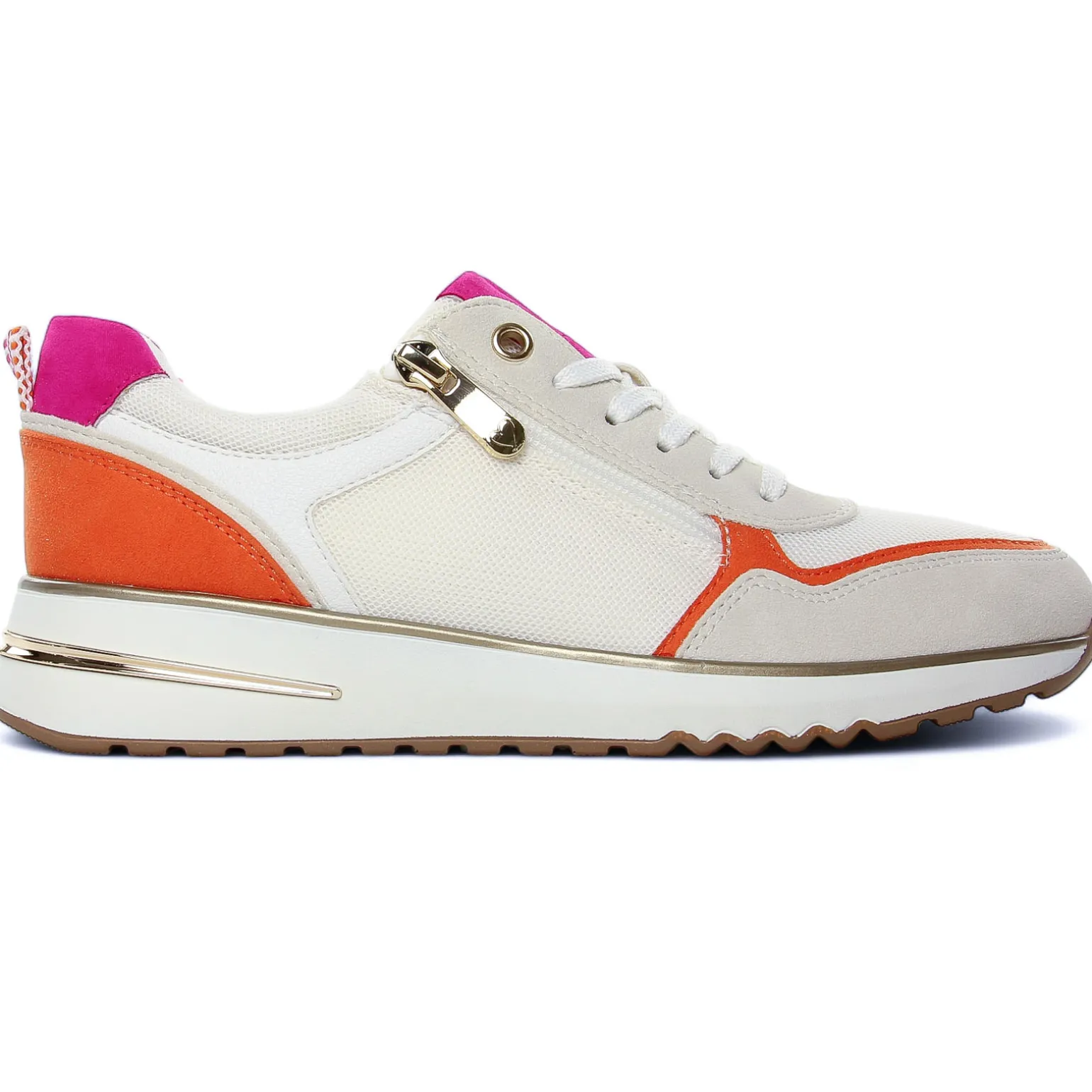 Baskets Mode Marco Tozzi 23754 White Pink