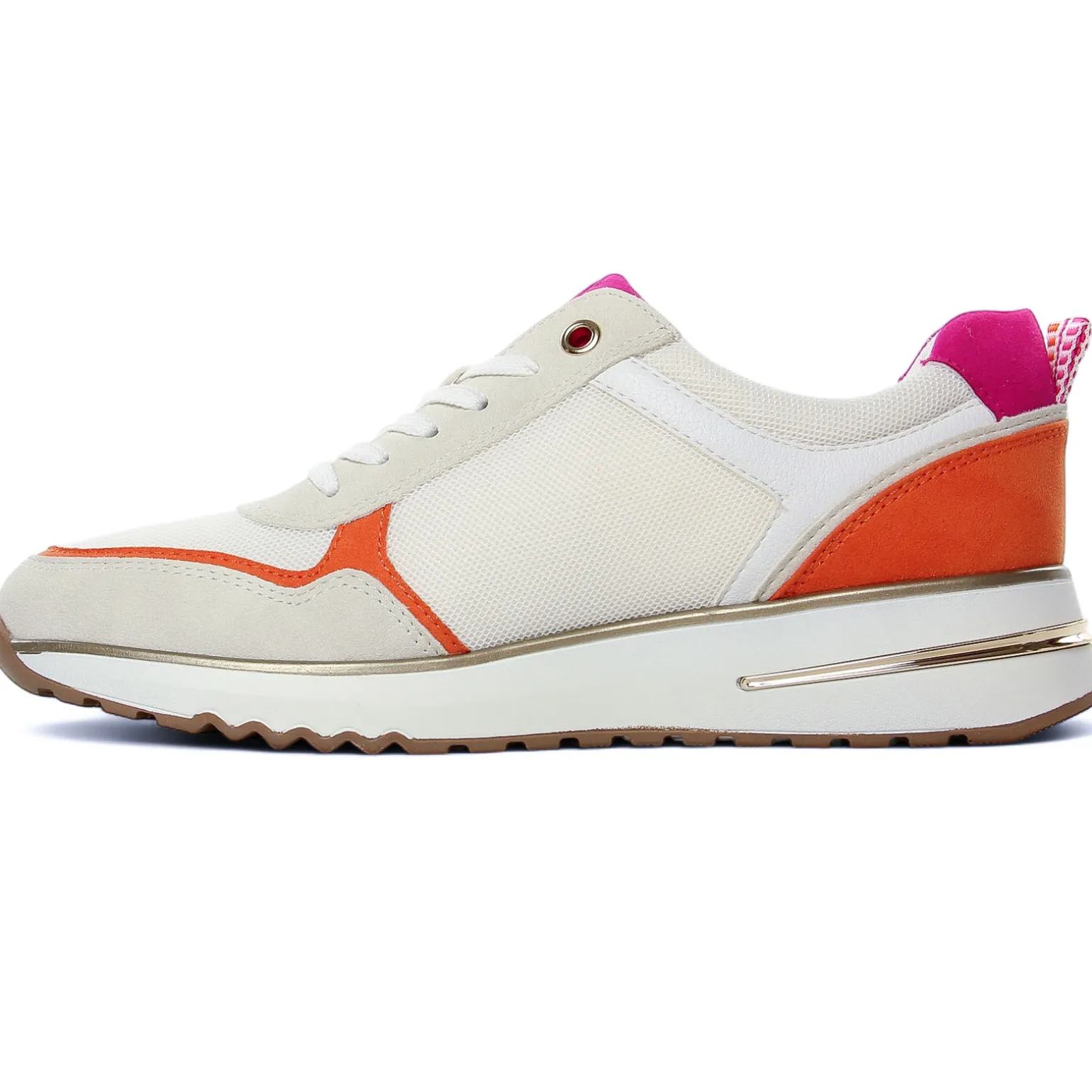 Baskets Mode Marco Tozzi 23754 White Pink