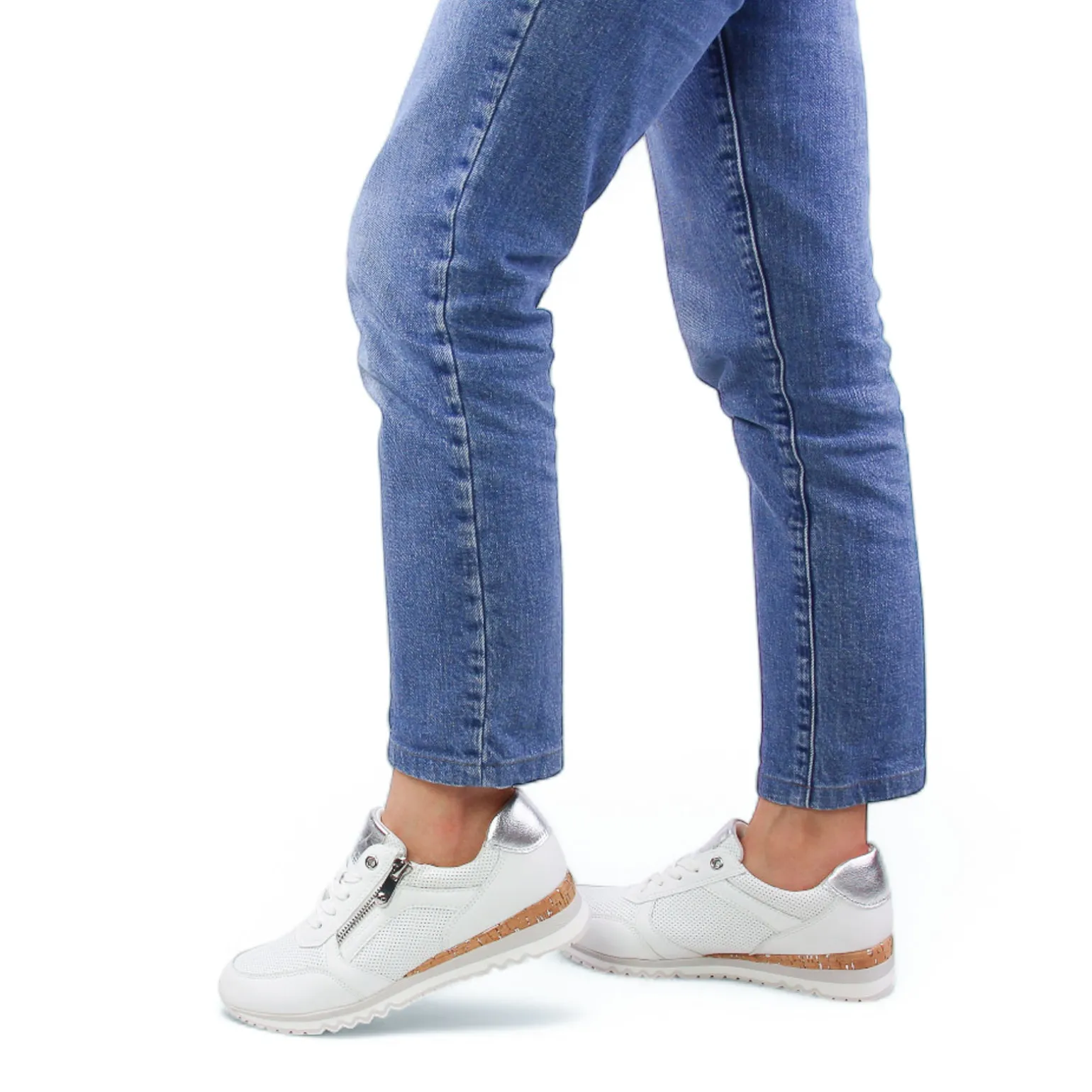 Baskets Mode Marco Tozzi 23782 White Comb