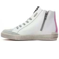 Baskets Mode Meline Nkc320 Blanc Rose