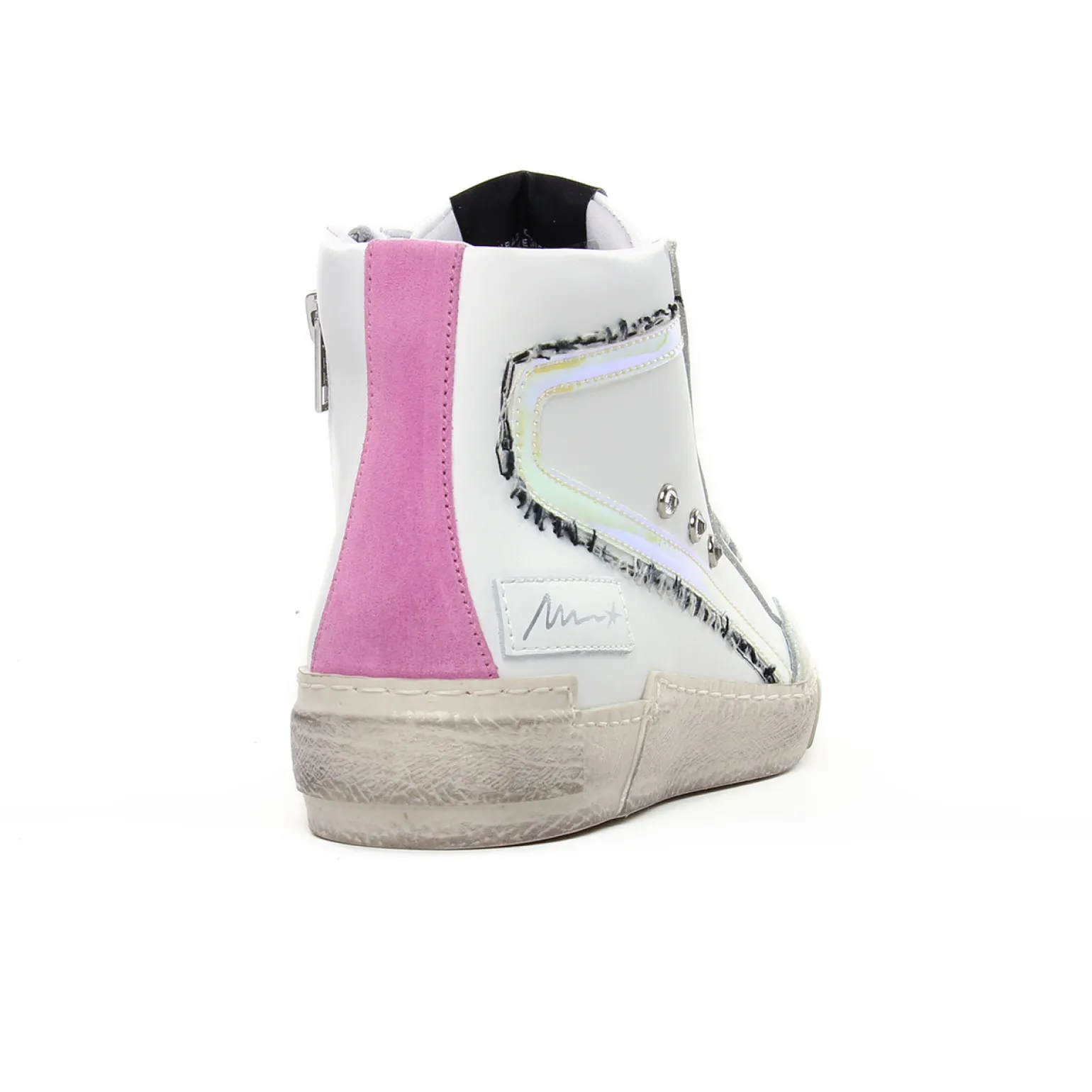 Baskets Mode Meline Nkc320 Blanc Rose