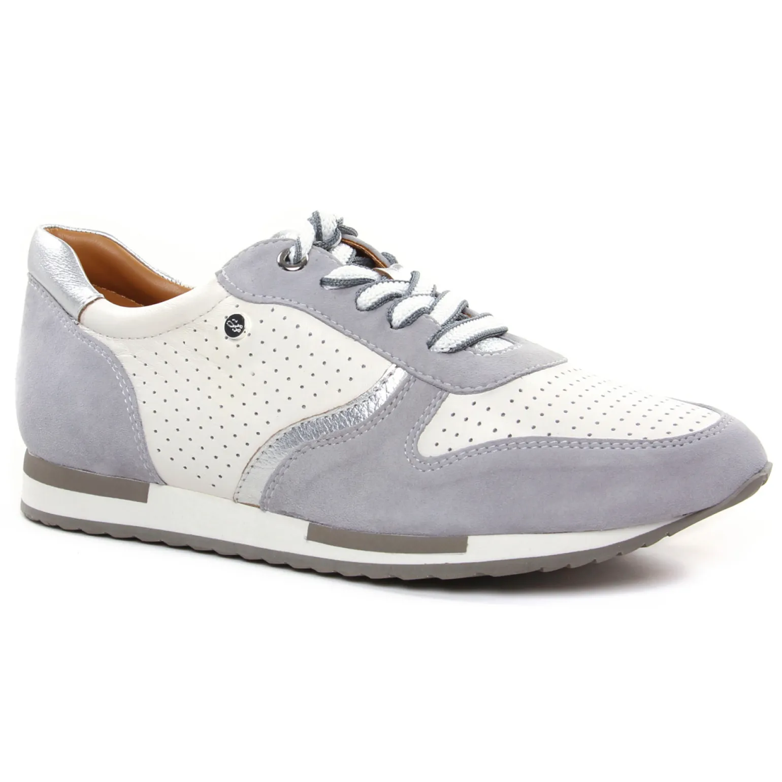 Baskets Mode Regarde Le Ciel Evely-04 Gris