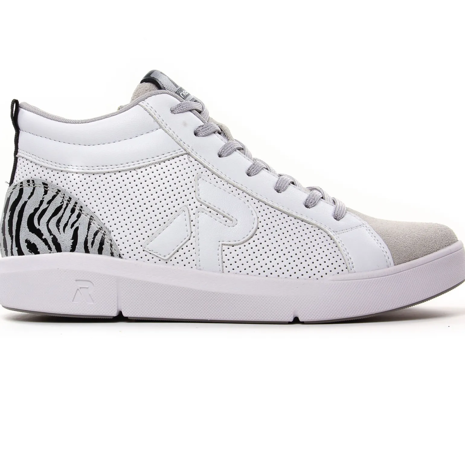 Baskets Mode Rieker 41908-80 Weiss Black