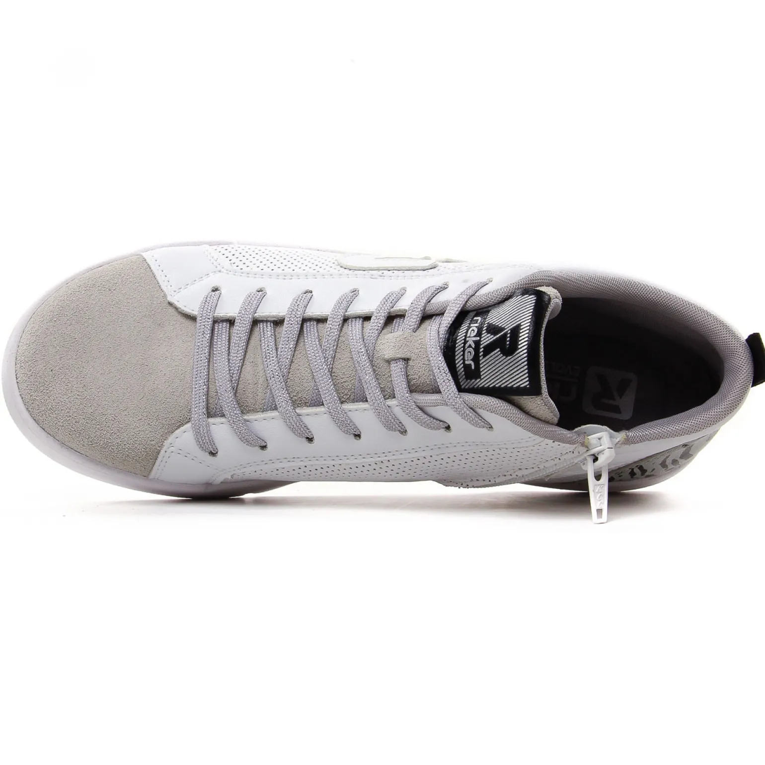 Baskets Mode Rieker 41908-80 Weiss Black