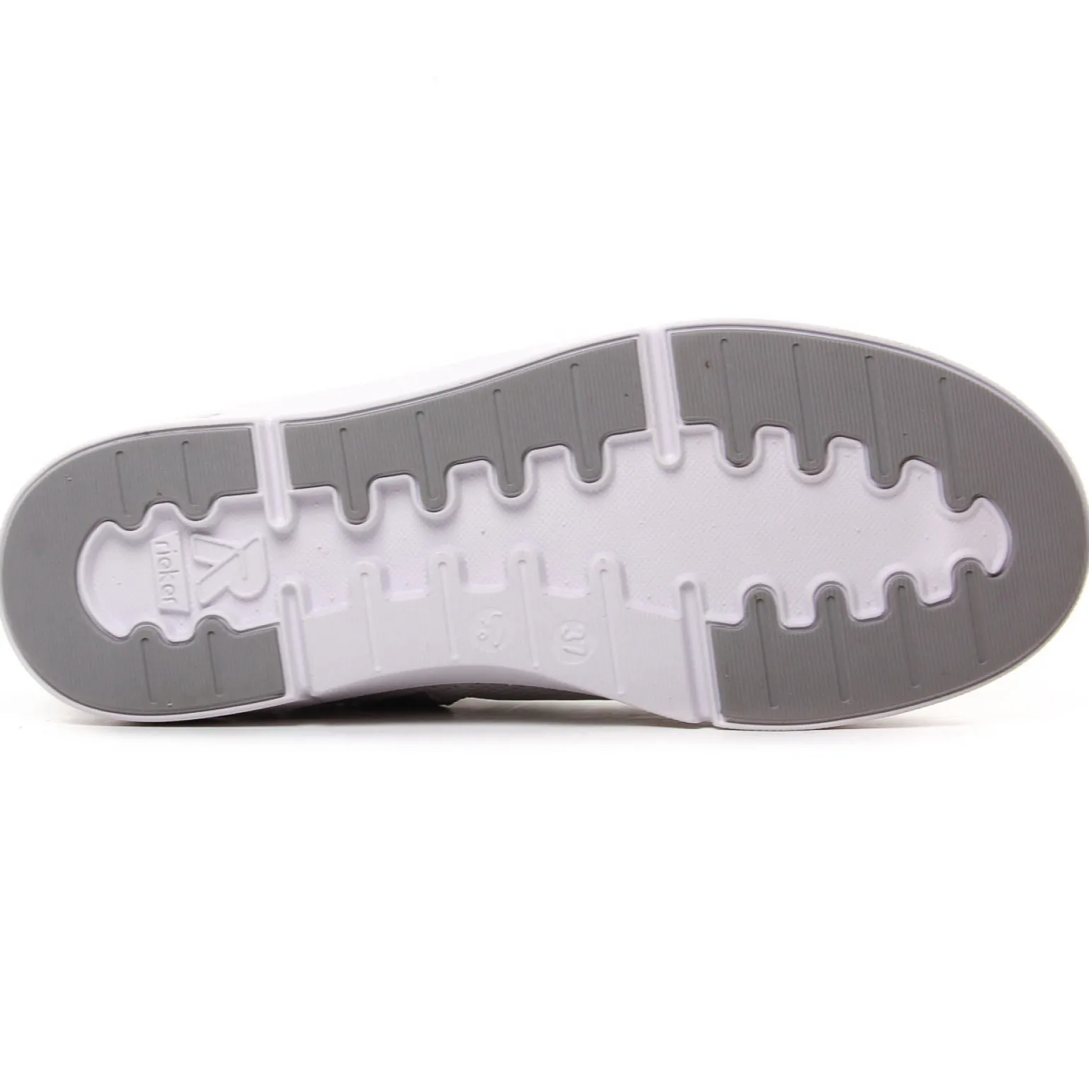 Baskets Mode Rieker 41908-80 Weiss Black