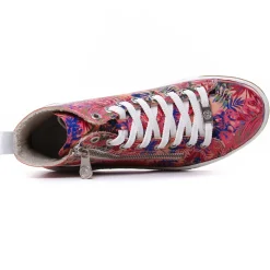 Baskets Mode Rieker N3945-91 Rose Fleurs