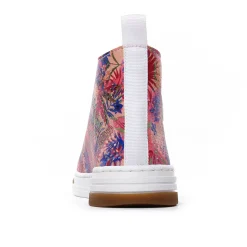 Baskets Mode Rieker N3945-91 Rose Fleurs
