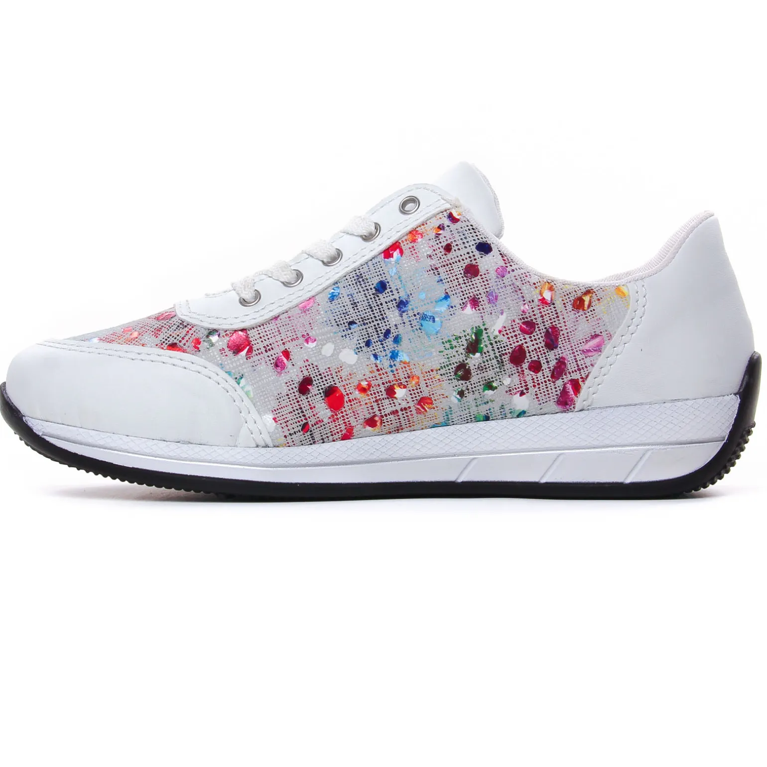 Baskets Mode Rieker N1112-90 Weiss Multi