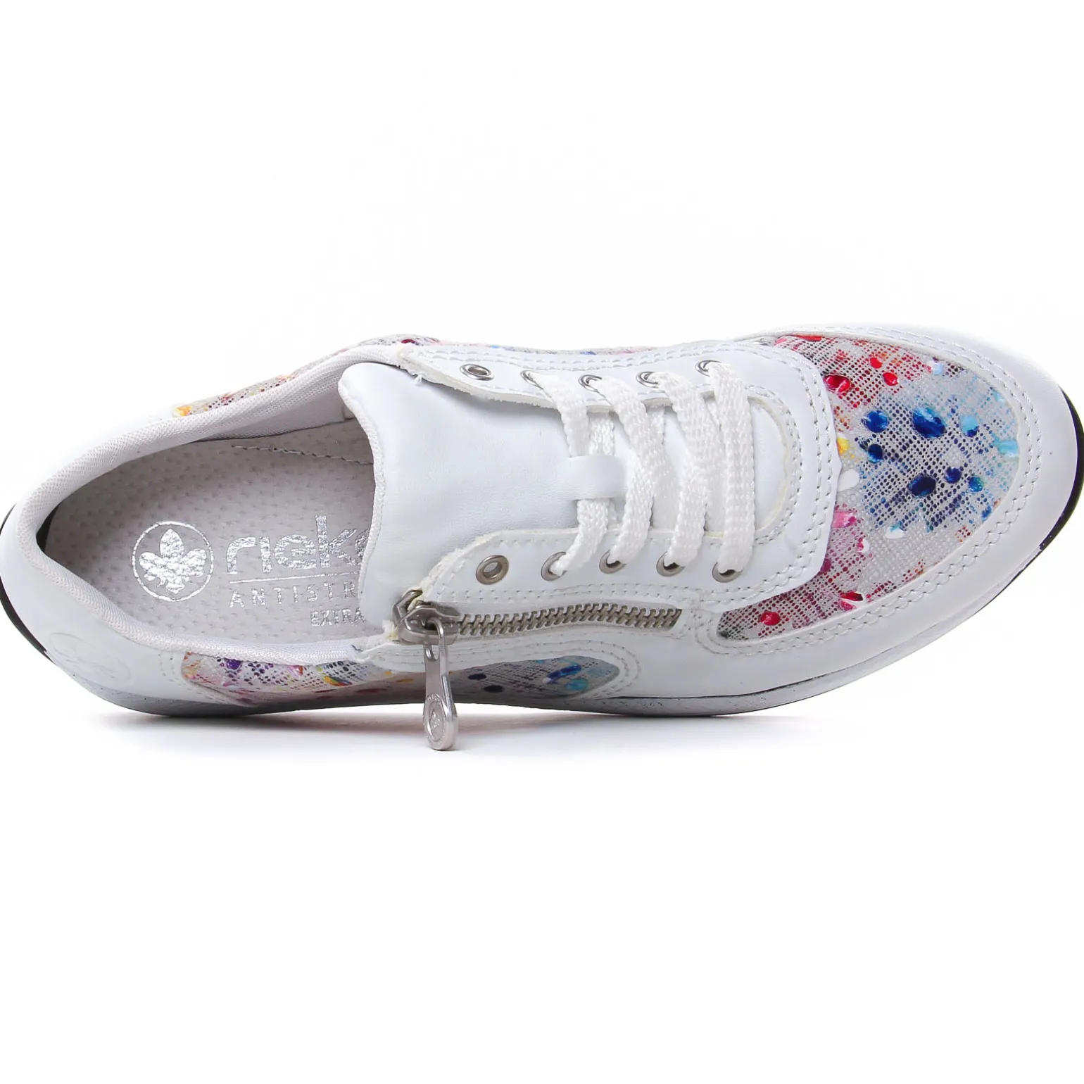 Baskets Mode Rieker N1112-90 Weiss Multi