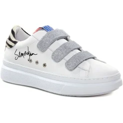 Baskets Mode Semerdjian Barry 6715 Blanc Zebre
