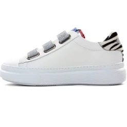 Baskets Mode Semerdjian Barry 6715 Blanc Zebre