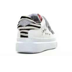 Baskets Mode Semerdjian Barry 6715 Blanc Zebre