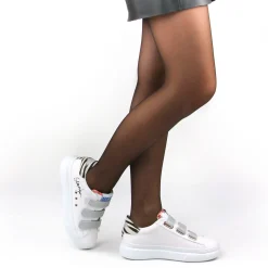 Baskets Mode Semerdjian Barry 6715 Blanc Zebre