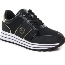 Baskets Mode Tamaris 23727 Black Gold