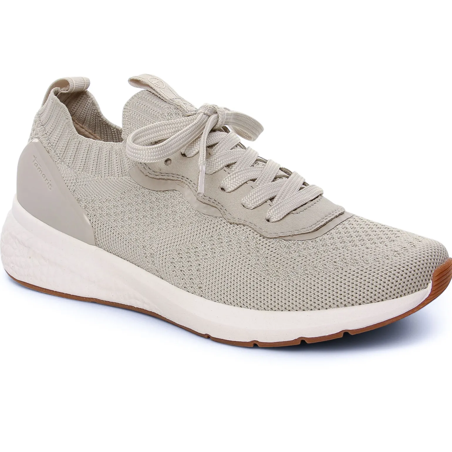 Baskets Mode Tamaris 23714 Ivory Metallic