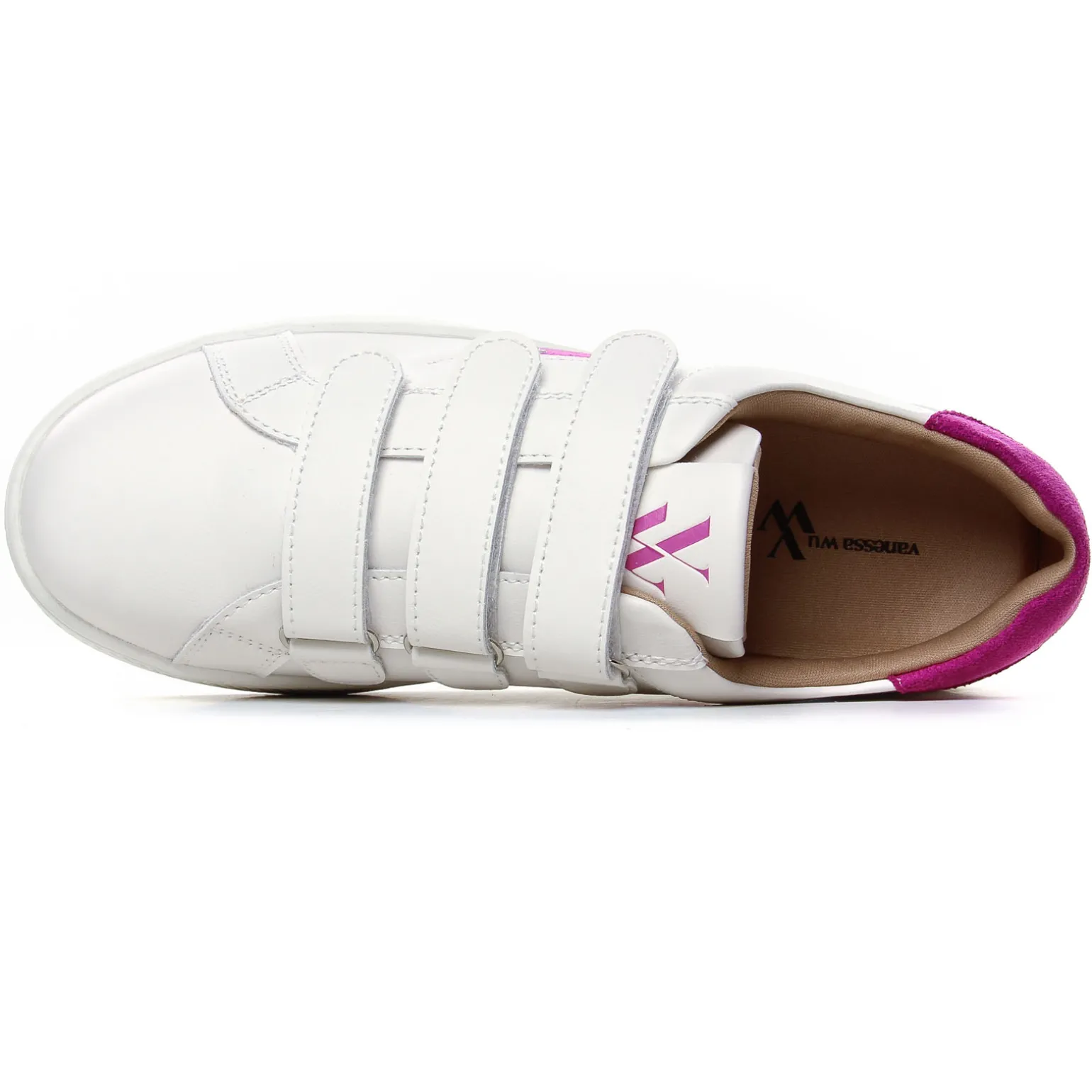 Baskets Mode Vanessa Wu Camélia Bk2658 Fushia