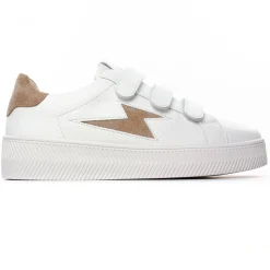 Baskets Mode Vanessa Wu Camélia Bk2658 Beige