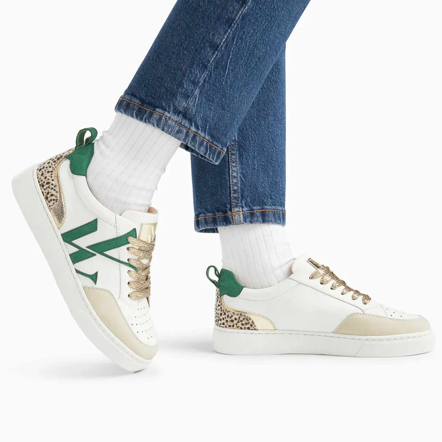 Baskets Mode Vanessa Wu Gabriela Bk2708 Vert