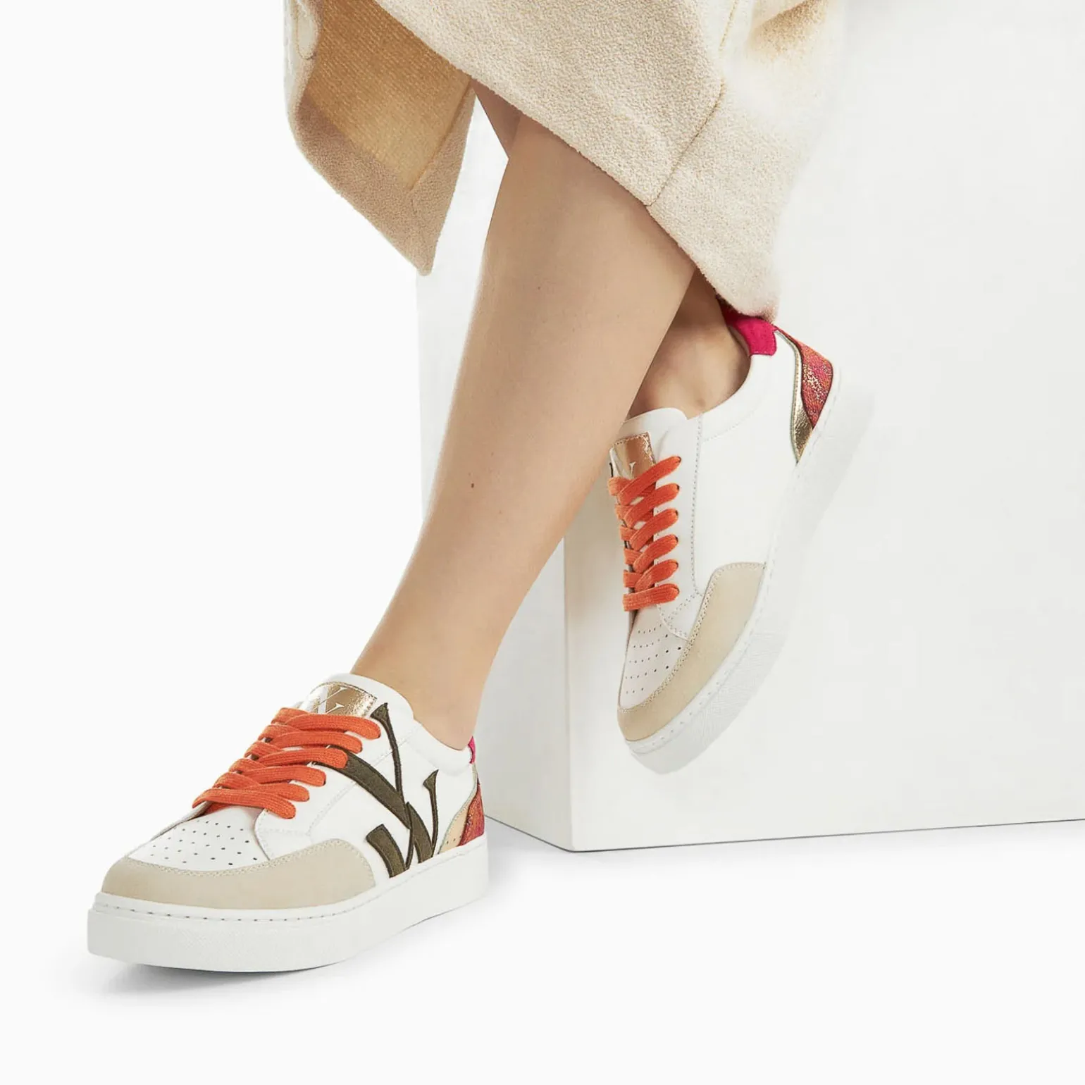 Baskets Mode Vanessa Wu Gabriela Bk2708 Orange