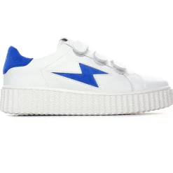 Baskets Mode Vanessa Wu Vicky Bleu Electrique