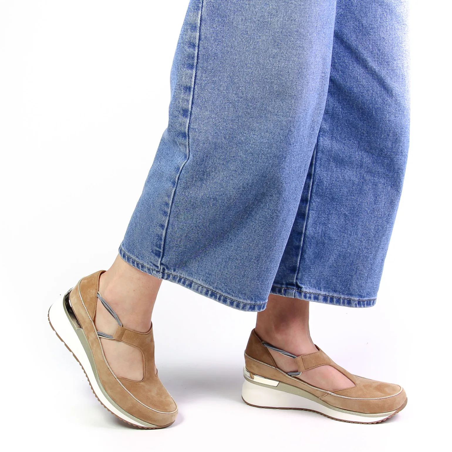 Baskets Plateforme Mamzelle Vasas Biscuit