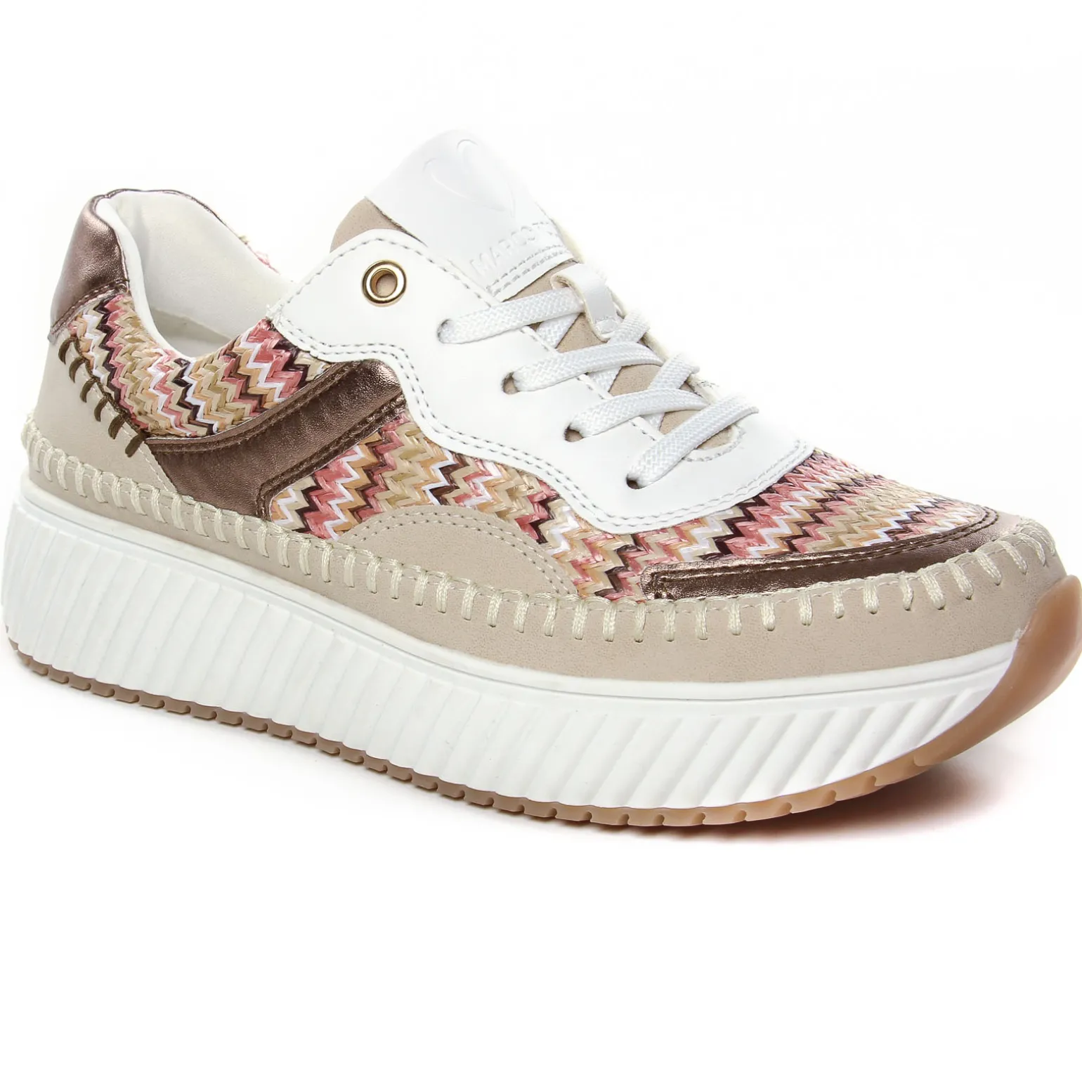 Baskets Plateforme Marco Tozzi 23733 Cream Comb