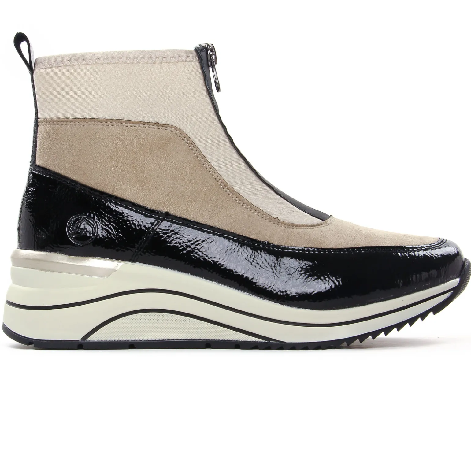 Baskets Plateforme Remonte D0T71-60 Creme