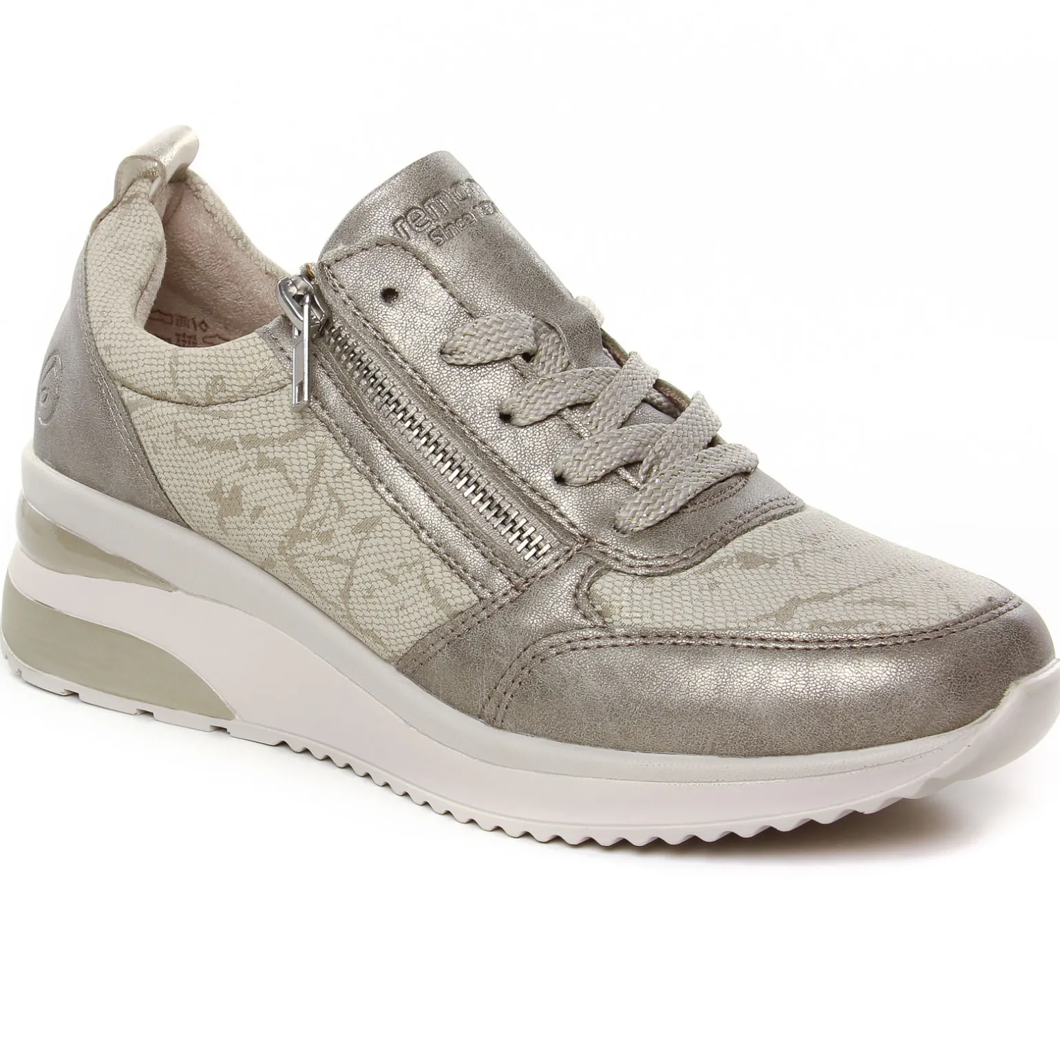 Baskets Plateforme Remonte D2401-61 Perle